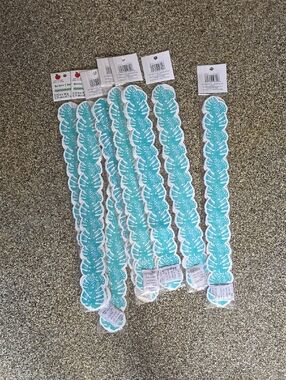 Decorative Teal Leaf Party Garland - Home Party Supplies